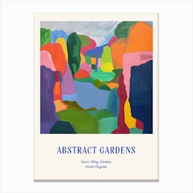 Colourful Gardens Tresco Abbey Gardens United Kingdom 3 Blue Poster Canvas Print