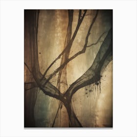 Abstract Tree Canvas Print