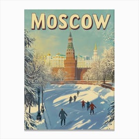 Aihrgdesign A Mid Century Modern Travel Poster For Moscow Sho 06c35a93 8e1e 45db 9ea2 0daf505c49aa 0 Canvas Print