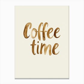 Coffee Time No 2 Canvas Print