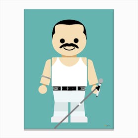 Toy Freddie Mercury Canvas Print