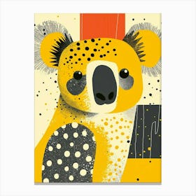 Yellow Koala 6 Canvas Print