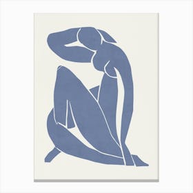 Inspired by Matisse - Blue Nude 01 Canvas Print
