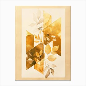 Golden Leaves 3 Canvas Print