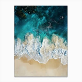 Aerial View Of A Beach 178 Canvas Print