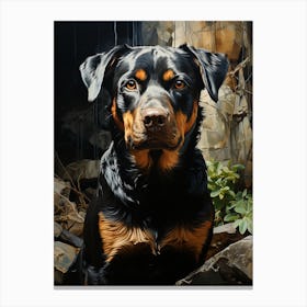 Majestic Rottweiler Canvas Print