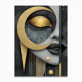 Abstract Portrait Canvas Print