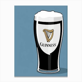 Guinness Pint 50 Canvas Print