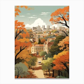 Pretoria In Autumn Fall Travel Art 4 Canvas Print