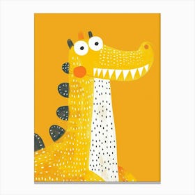 Yellow Alligator 3 Canvas Print