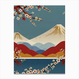 Japanese Mountains 1 Canvas Print