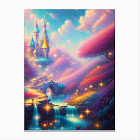 Cinderella'S Castle 2 Canvas Print