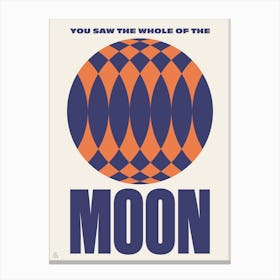 Whole Of The Moon Canvas Print