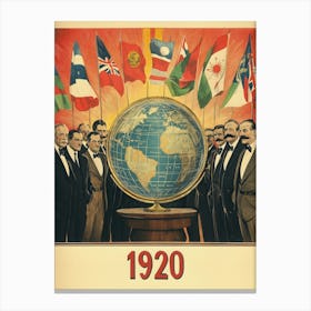 Aihrgdesign A Vintage Poster Commemorating The First Assembly 20f7d081 77fc 4e62 9aae 4b0ec2f817c8 0 Canvas Print