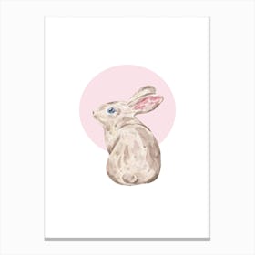 Watercolour Rabbit Canvas Print