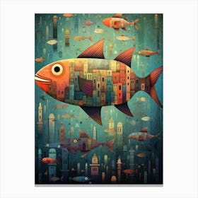 Sardine In The City 1 Canvas Print