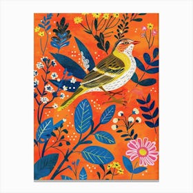 Spring Birds Lark Canvas Print