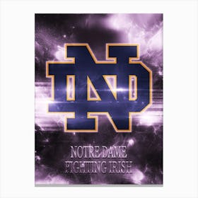 Notre Dame Fighting Irish Canvas Print