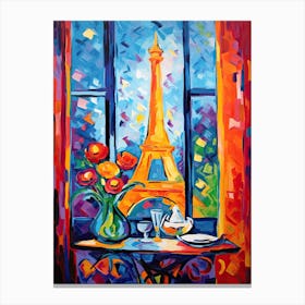 Paris Window 2 Canvas Print