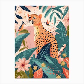 Cheetah In The Jungle 3 Canvas Print