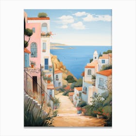 Algarve Portugal 3 Illustration Canvas Print