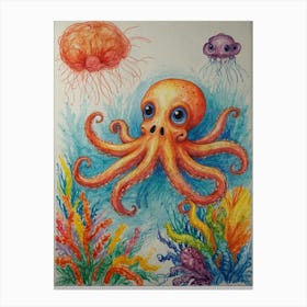 Octopus 49 Canvas Print