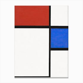 Composition No. II, Cubism art, Piet Mondrian Canvas Print