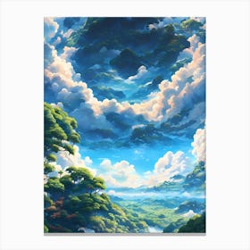 Clouds In The Sky 4 Canvas Print