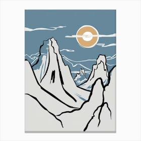 Mountain Range 3 Canvas Print