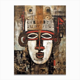 Africa, African Tribe mask Canvas Print