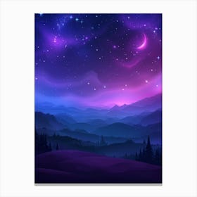 Night Sky 6 Canvas Print