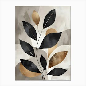 Abstract Leaves Canvas Art 2 Canvas Print