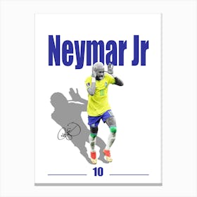 Neymar Minimalist Canvas Print