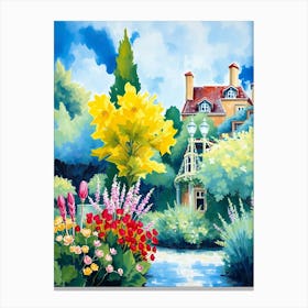 Garden Painting Canvas Print