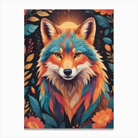 The Autumn Fox Canvas Print