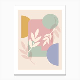 Abstract Pastel Painting Canvas Print