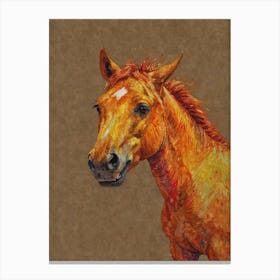 Horse Painting Canvas Print