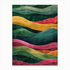 Colorful Mountains Canvas Print