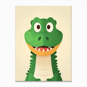 Cartoon Alligator 1 Canvas Print