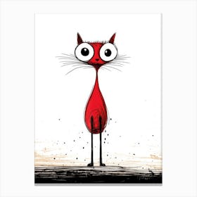 Red Cat 1 Canvas Print