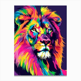 Lion Painting Canvas Print