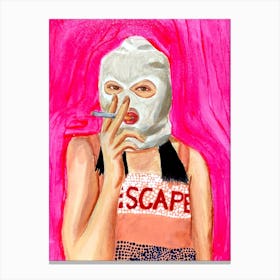 Escape Mask Canvas Print