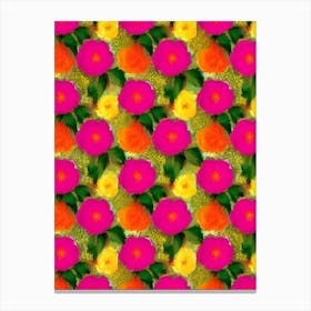 Camellia Andy Warhol Flower Canvas Print