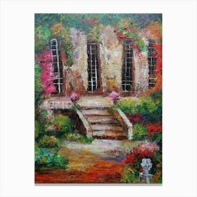 House In The Garden Canvas Print