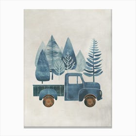 Boho Nursery 11 Truck Canvas Print