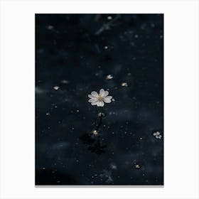 Flower In The Water 8 Canvas Print