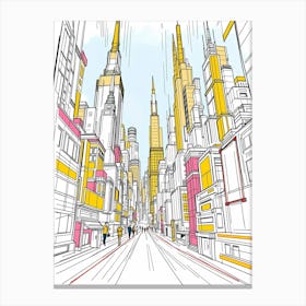 Cityscape 49 Canvas Print