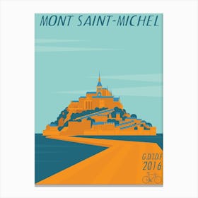 Mont St Michel Canvas Print