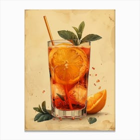 Aperol Spritz Art Print 345 Canvas Print