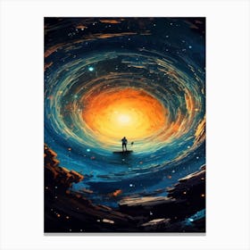 art human nature galaxy Canvas Print